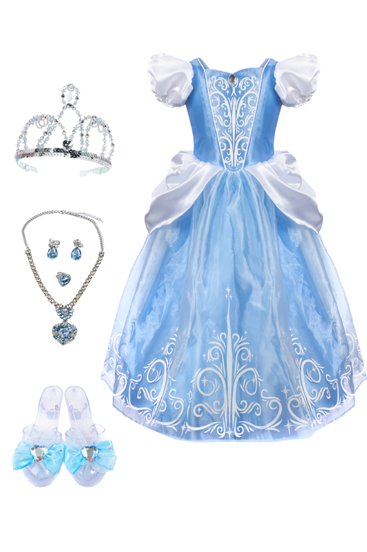 Glass Slipper Princess Costume Bundle