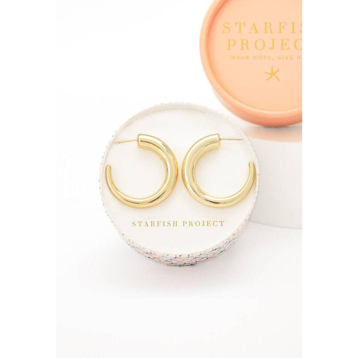 Golden Grace Hoops