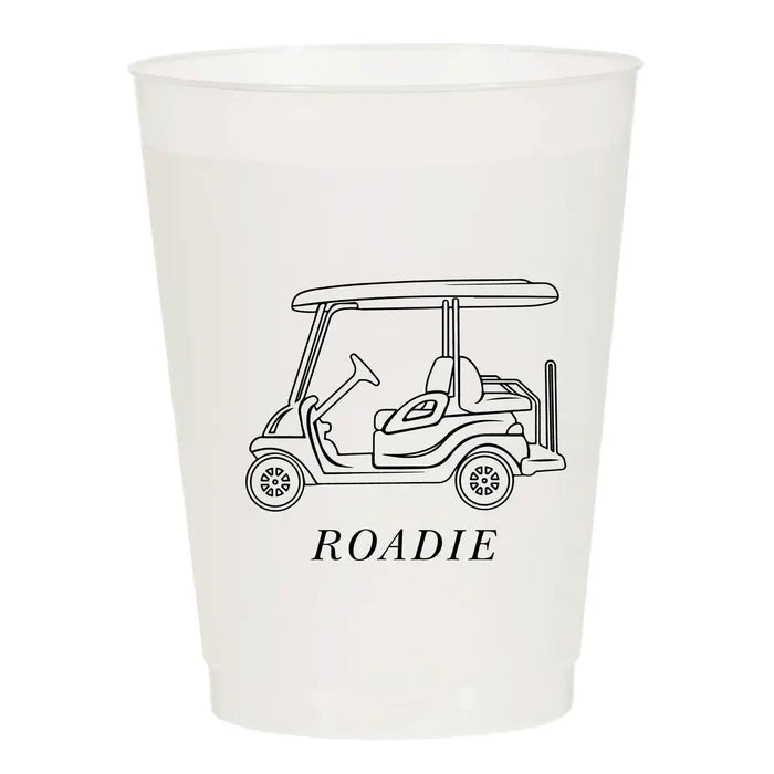 Golf Cart Roadie Masters To Go Frosted Cups- Masters