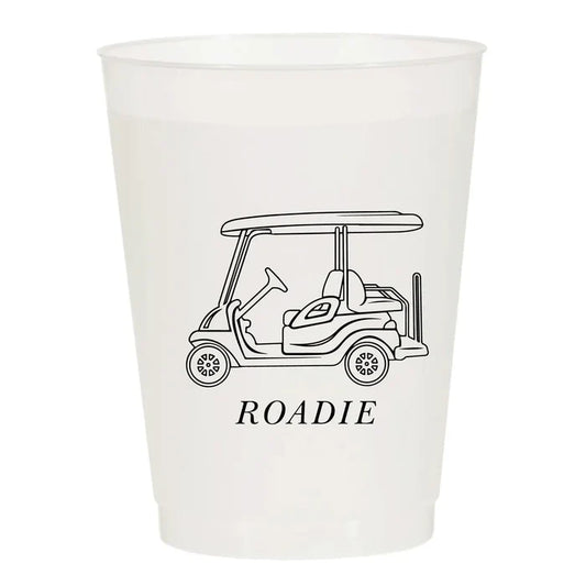 Golf Cart Roadie Masters To Go Frosted Cups- Masters