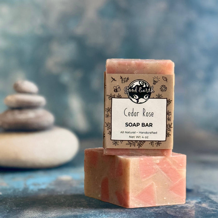 Good Earth Soap - Bar Soap - Cedar Rose