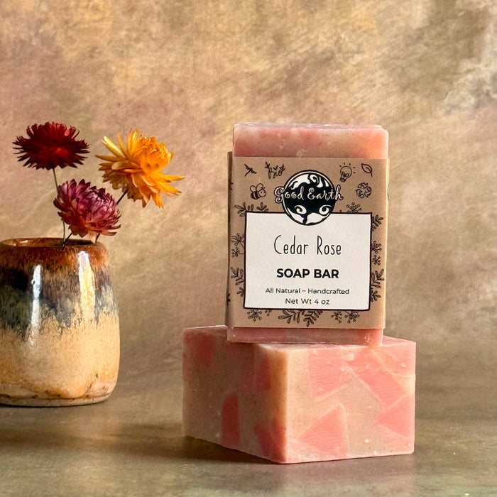 Good Earth Soap - Bar Soap - Cedar Rose