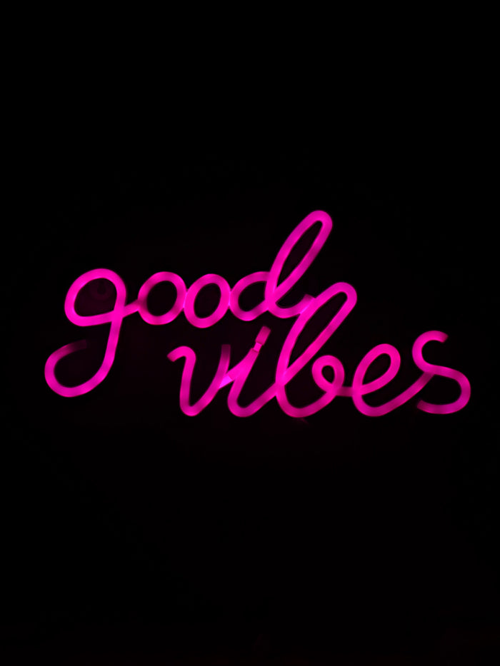 Good Vibes Colour Changing Neon Light | One Colour-Image 2