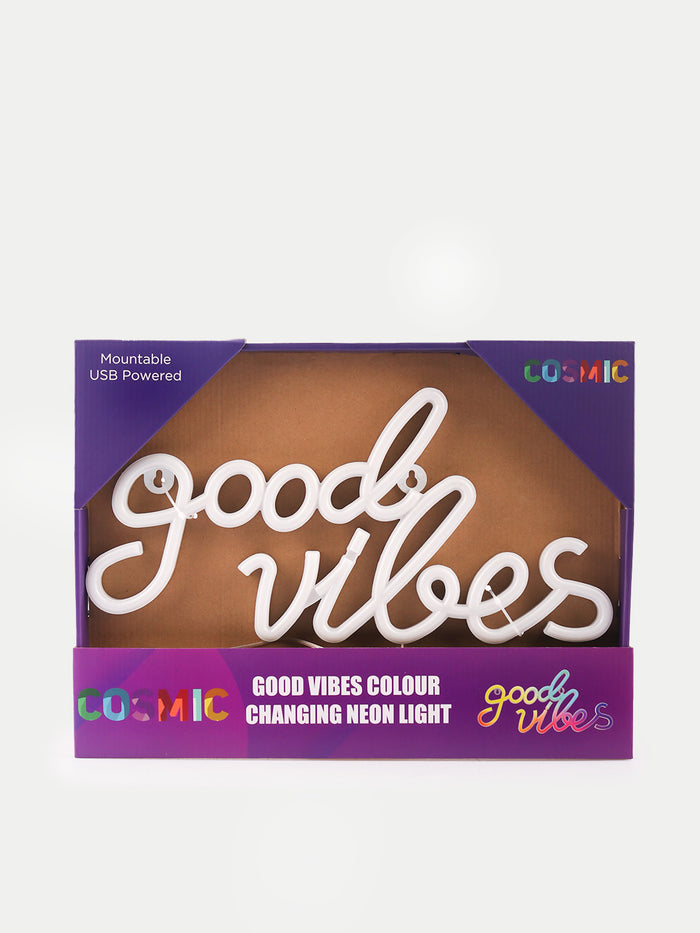 Good Vibes Colour Changing Neon Light | One Colour-Image 4