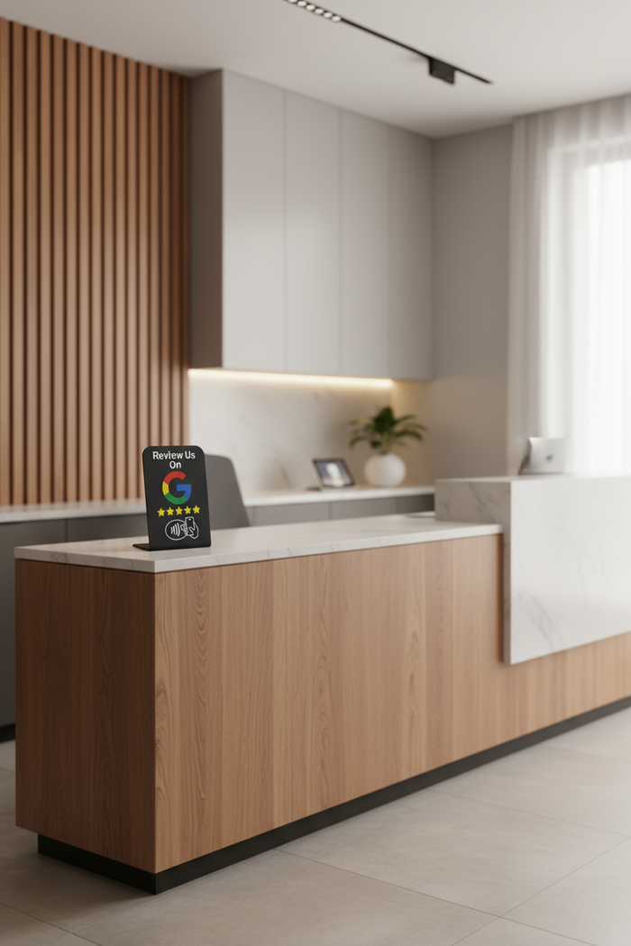 Google Review Stand