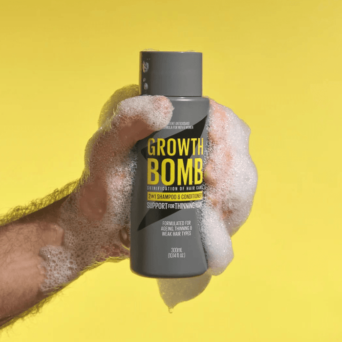 Growth Bomb High Strength 2-1 Shampoo & Conditioner 300ml - Beauty Tribe