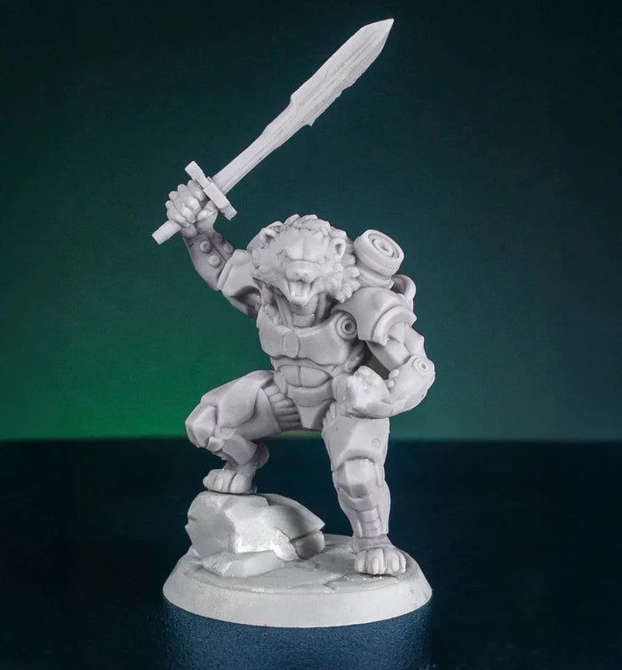 Grumble the Mech Bear - Bear Cavalry Paints