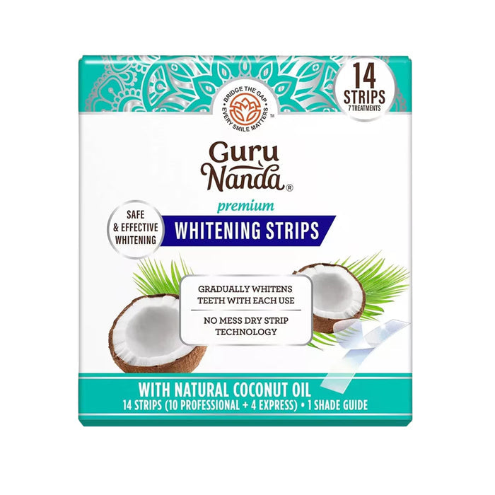 GuruNanda Whitening Strips – 14 Count – 24 Pack