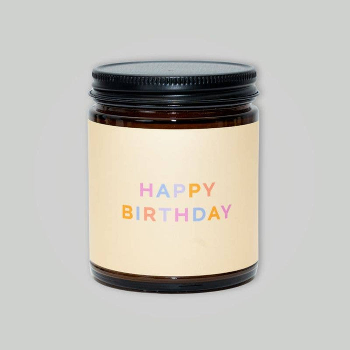 Happy Birthday Beeswax & Essential Oil Celebrate Jar Candle
