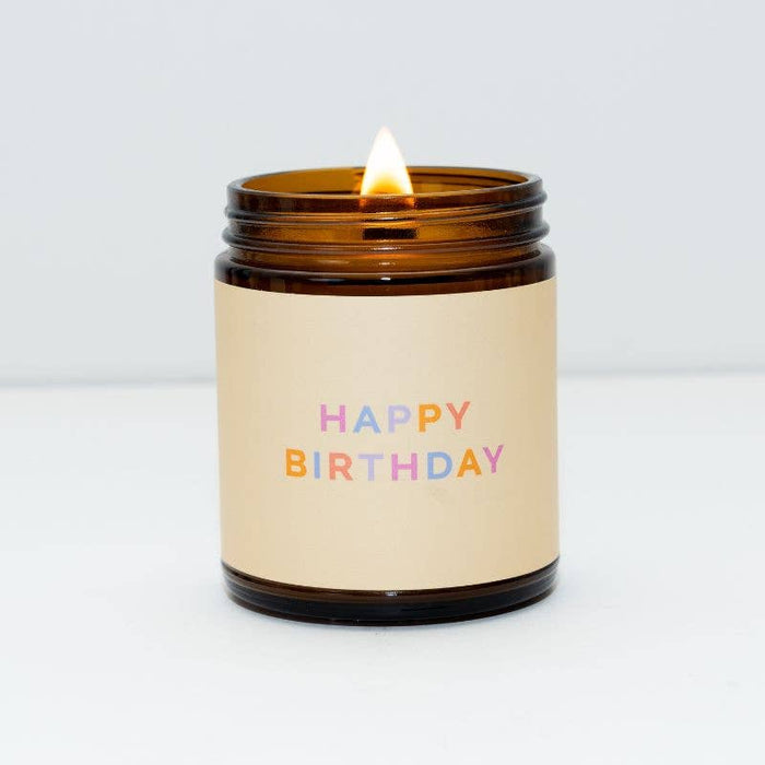 Happy Birthday Beeswax & Essential Oil Celebrate Jar Candle