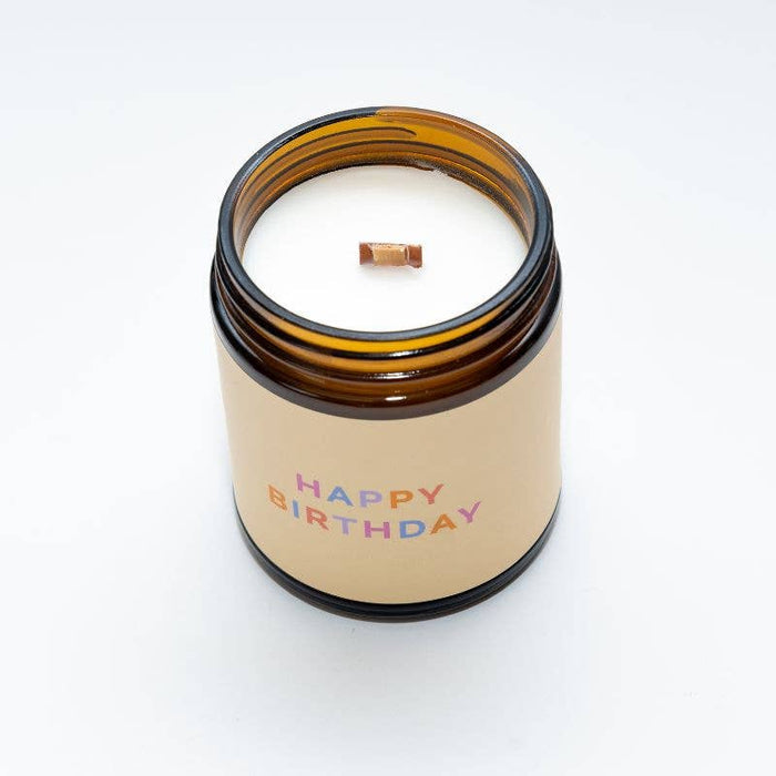 Happy Birthday Beeswax & Essential Oil Celebrate Jar Candle