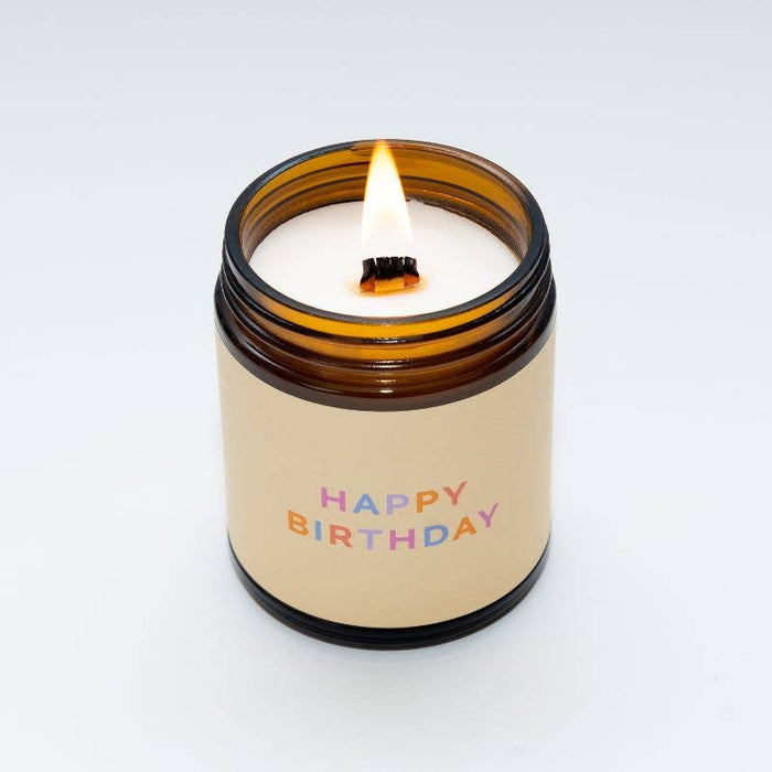 Happy Birthday Beeswax & Essential Oil Celebrate Jar Candle