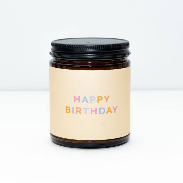 Happy Birthday Beeswax & Essential Oil Celebrate Jar Candle