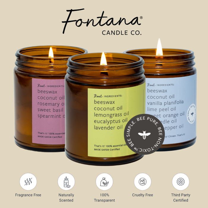 Happy Birthday Beeswax & Essential Oil Celebrate Jar Candle