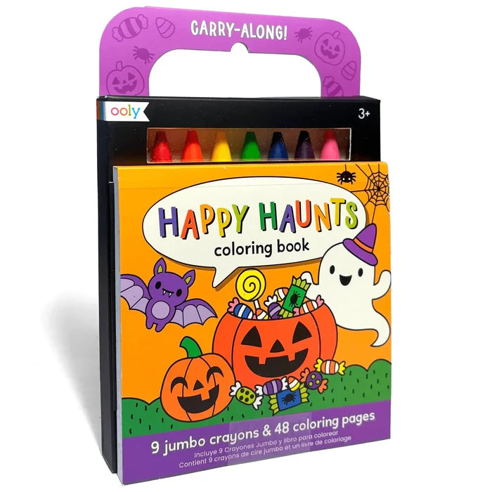 Happy Haunts Carry-Along Crayon & Coloring Book Set