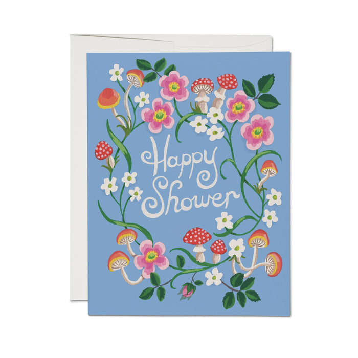 Happy Shower Woodland Wishes Card