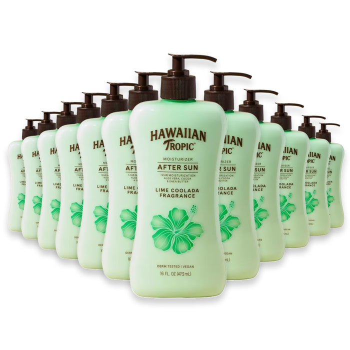 Hawaiian Tropic Lime Coolada After Sun Lotion, 16oz - 12 Pack