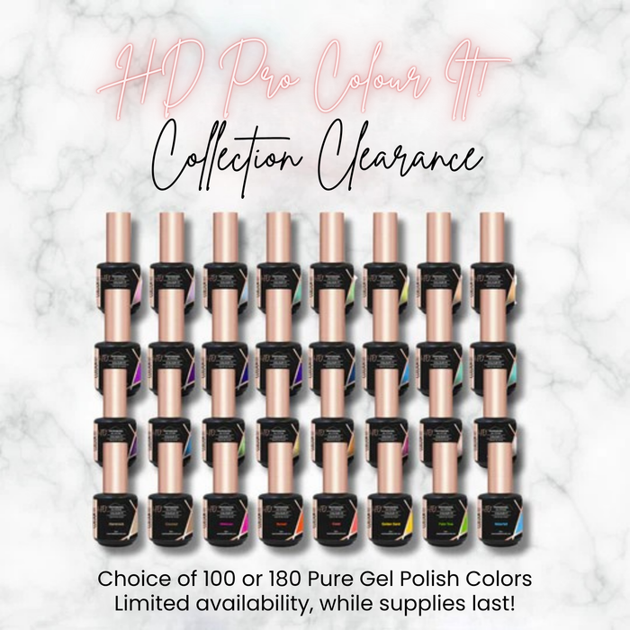 HD Colour it! Gel Polish Mystery Collection *Clearance Sale*-HD PRO-180+ Gel Polish Colors-Gel Essentialz