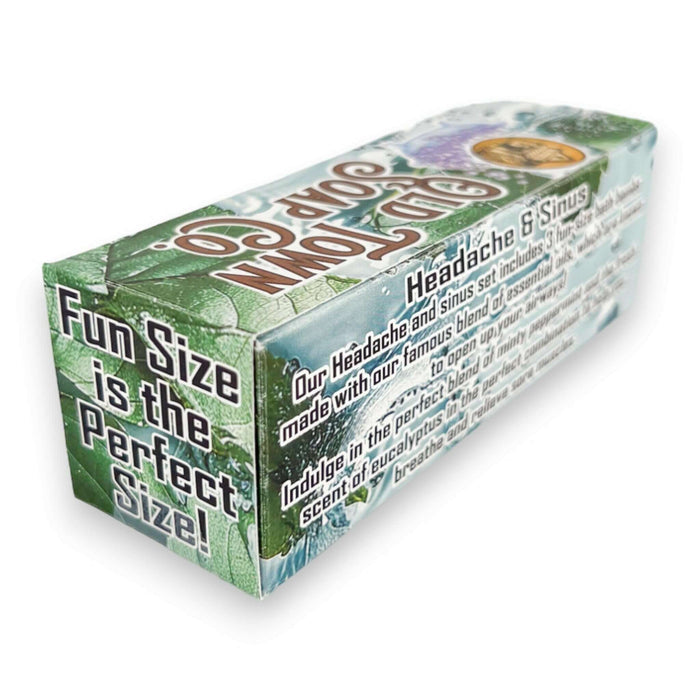 Headache & Sinus Fun Size Bath Bomb Set - Old Town Soap Co.