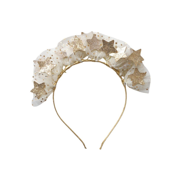 Le Petit Souk - Headband - Gold Star Tulle