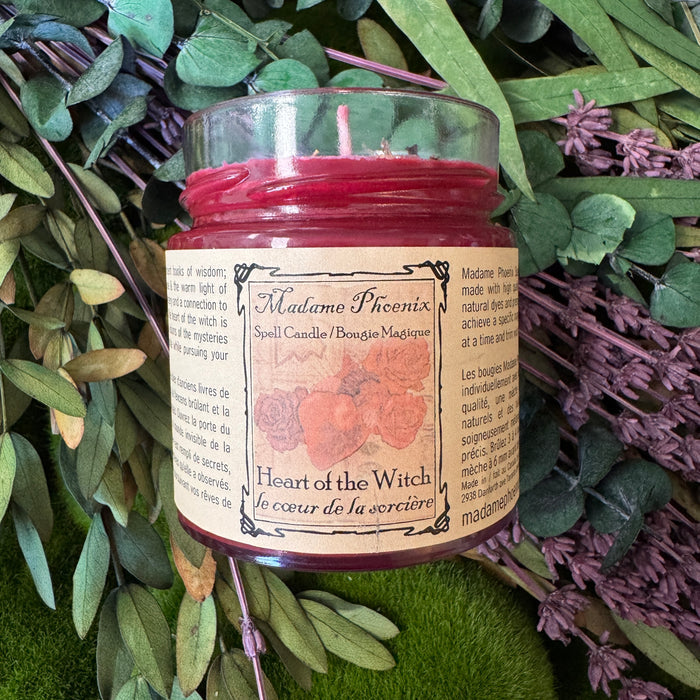 Heart of the Witch Ritual Spell Candle