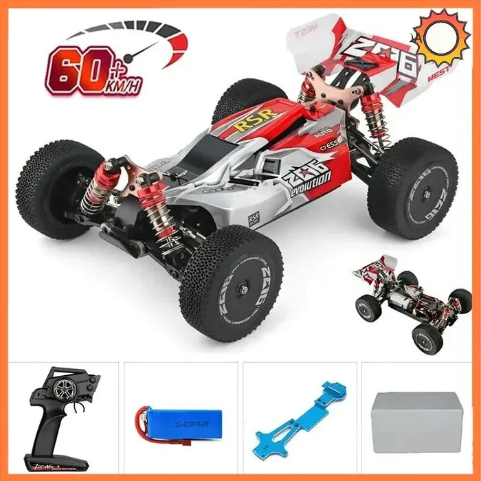 High-Speed 1:14 WLtoys 144001 RC Car - 60Km/H Off-Road Adventure