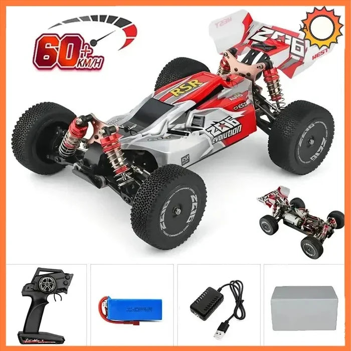 High-Speed 1:14 WLtoys 144001 RC Car - 60Km/H Off-Road Adventure