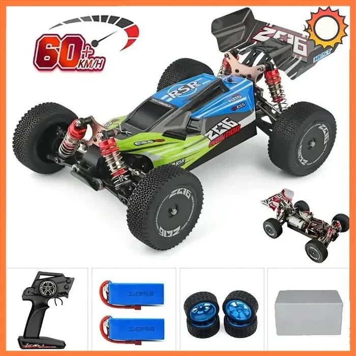 High-Speed 1:14 WLtoys 144001 RC Car - 60Km/H Off-Road Adventure