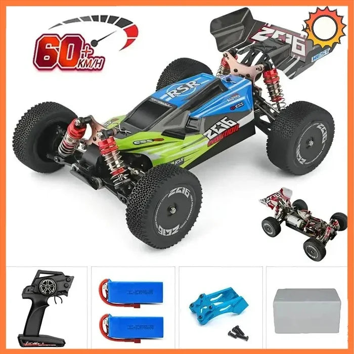 High-Speed 1:14 WLtoys 144001 RC Car - 60Km/H Off-Road Adventure