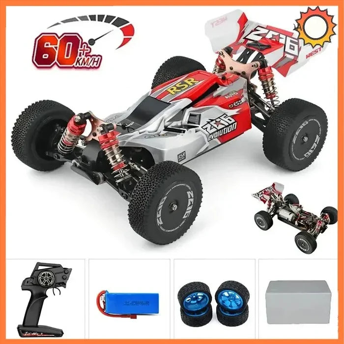 High-Speed 1:14 WLtoys 144001 RC Car - 60Km/H Off-Road Adventure