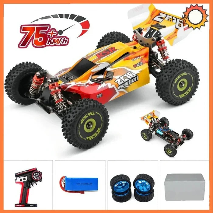 High-Speed 1:14 WLtoys 144001 RC Car - 60Km/H Off-Road Adventure