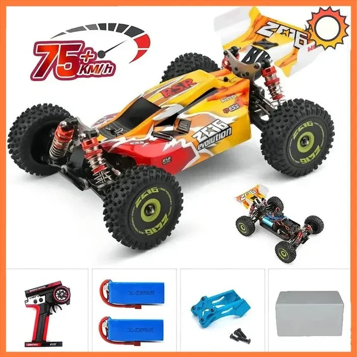 High-Speed 1:14 WLtoys 144001 RC Car - 60Km/H Off-Road Adventure