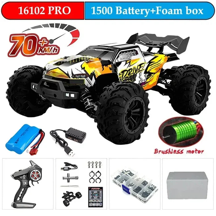 High-Speed 1:16 4WD Drift RC Car with LED - 70KM/H or 50KM/H