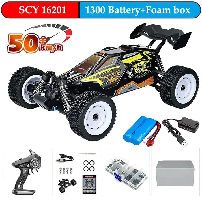 High-Speed 1:16 4WD Drift RC Car with LED - 70KM/H or 50KM/H