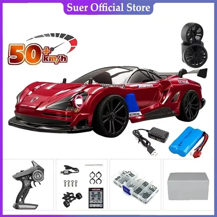 High-Speed 1:16 4WD LED Remote Control Off-Road Monster Truck