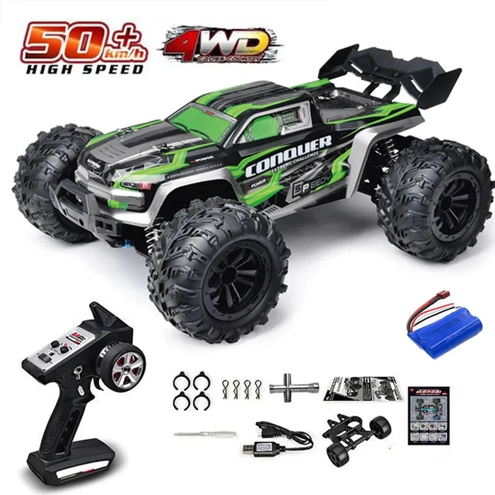 High-Speed 1:16 4WD RC Monster Truck with LED Lights