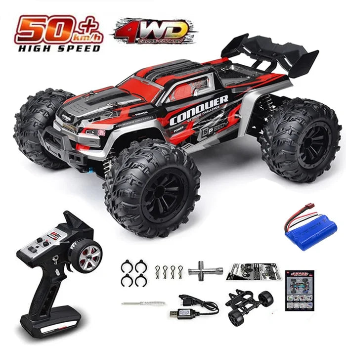 High-Speed 1:16 4WD RC Monster Truck with LED Lights