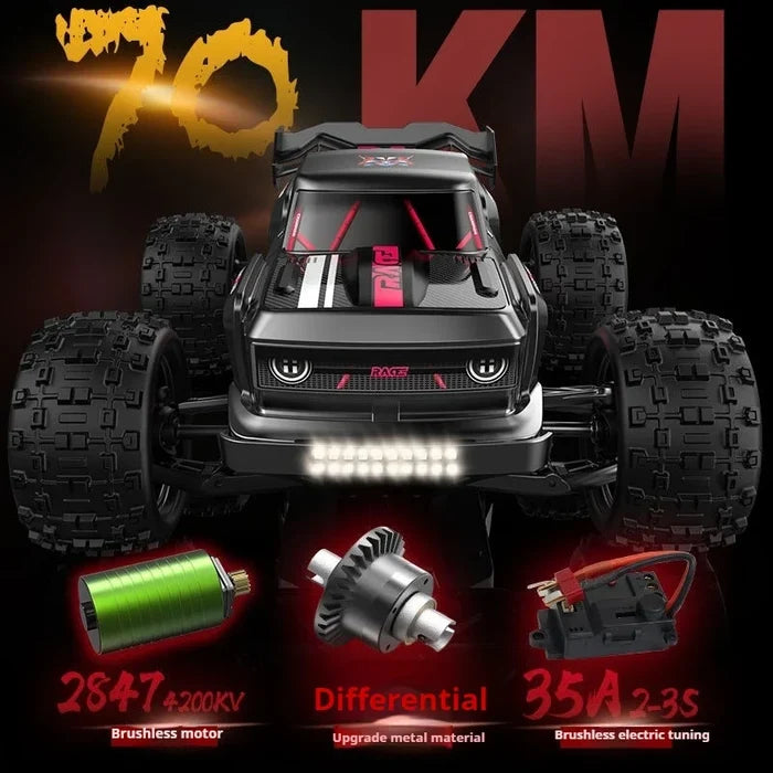 High-Speed 1/16 RC Off-Road Climbing Car - Ultimate Drift Monster