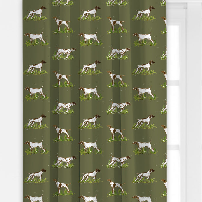 Hobbs in Moss by Camilla Moss Drapery Panel
