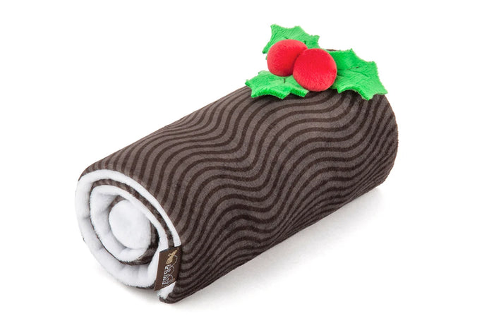 Holiday Classic Yule Log Roll-Up Pet Toy
