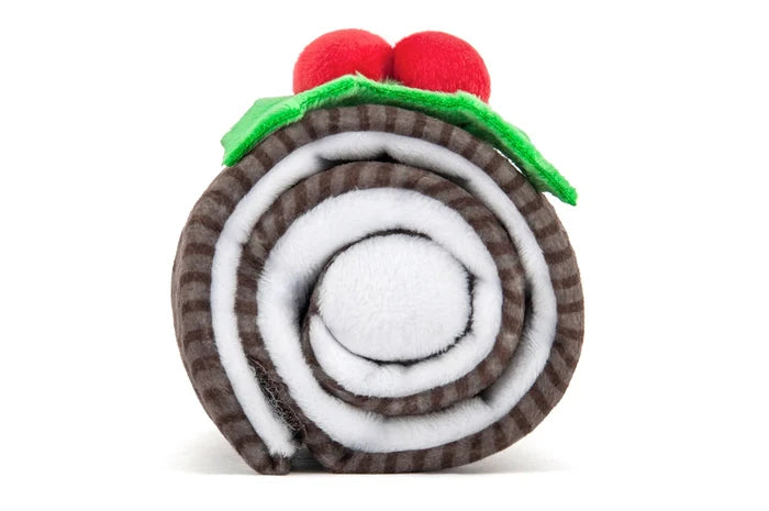 Holiday Classic Yule Log Roll-Up Pet Toy