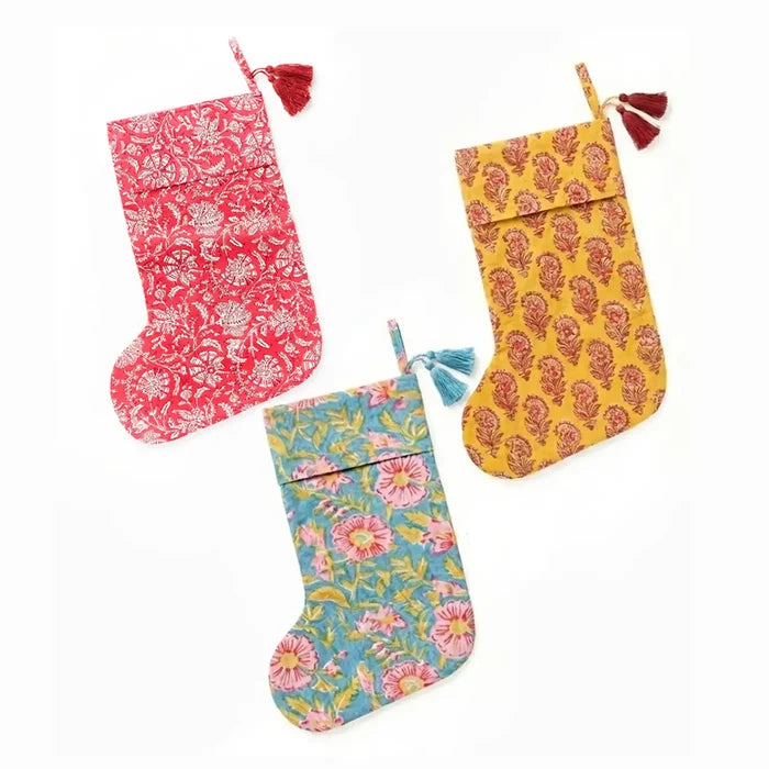 Holiday Cotton Stocking (Assorted)