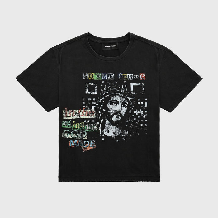 Homme + Femme "Digital Genesis" Tee - Black