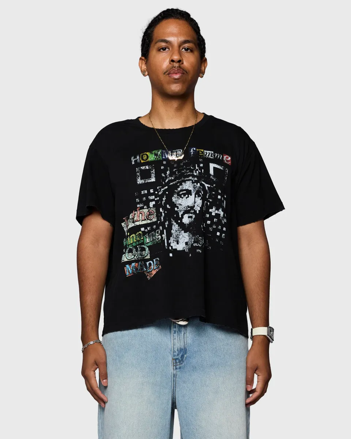 Homme + Femme "Digital Genesis" Tee - Black