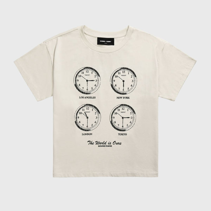 Homme + Femme "Jet Lag" Tee - White