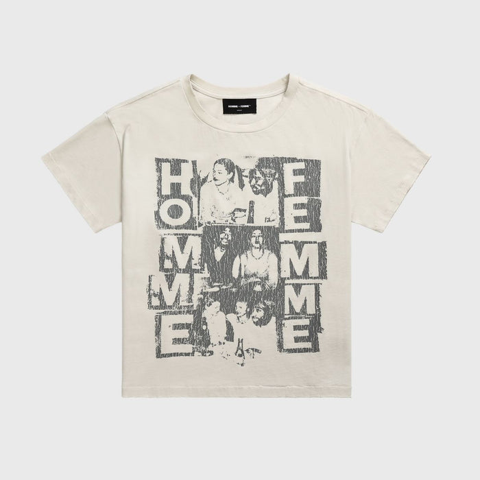 Homme + Femme "Momento" Tee - White
