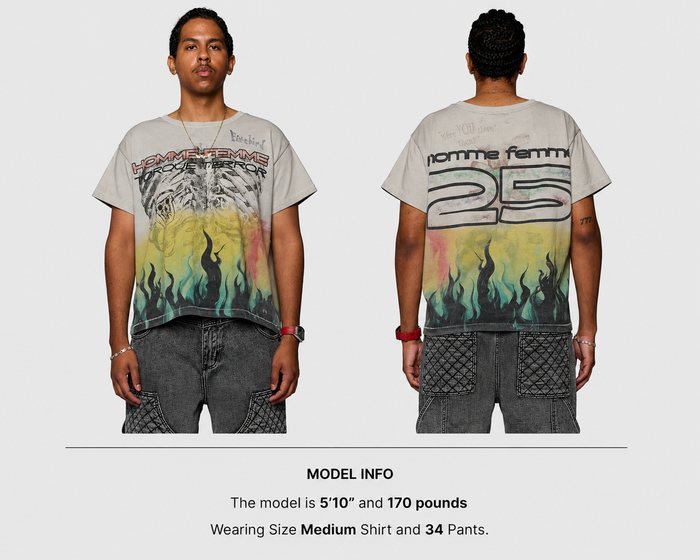 Homme + Femme "Torque Terror" Tee - White
