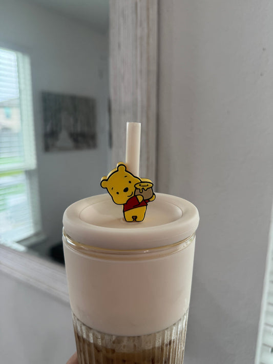 Honey Bear Straw Charm