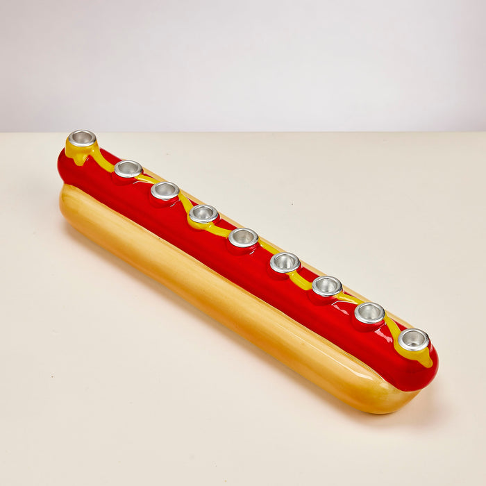 Hot Dog Menorah