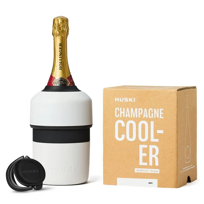 HUSKI CHAMPAGNE COOLER in White by Huski